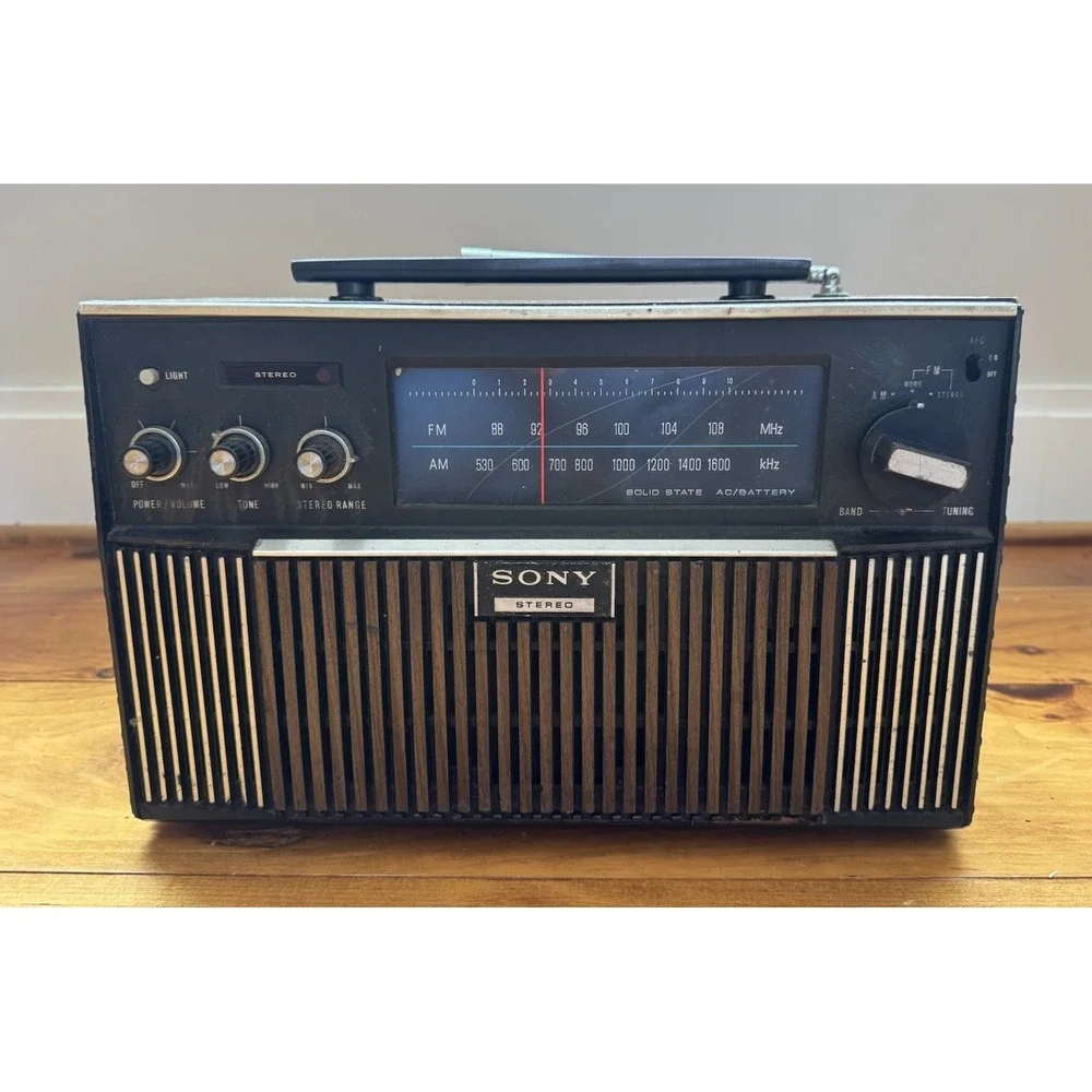 Vintage Sony MR-9700W Stereo AM/FM Portable Radio – Tested - Picture 1 of 17